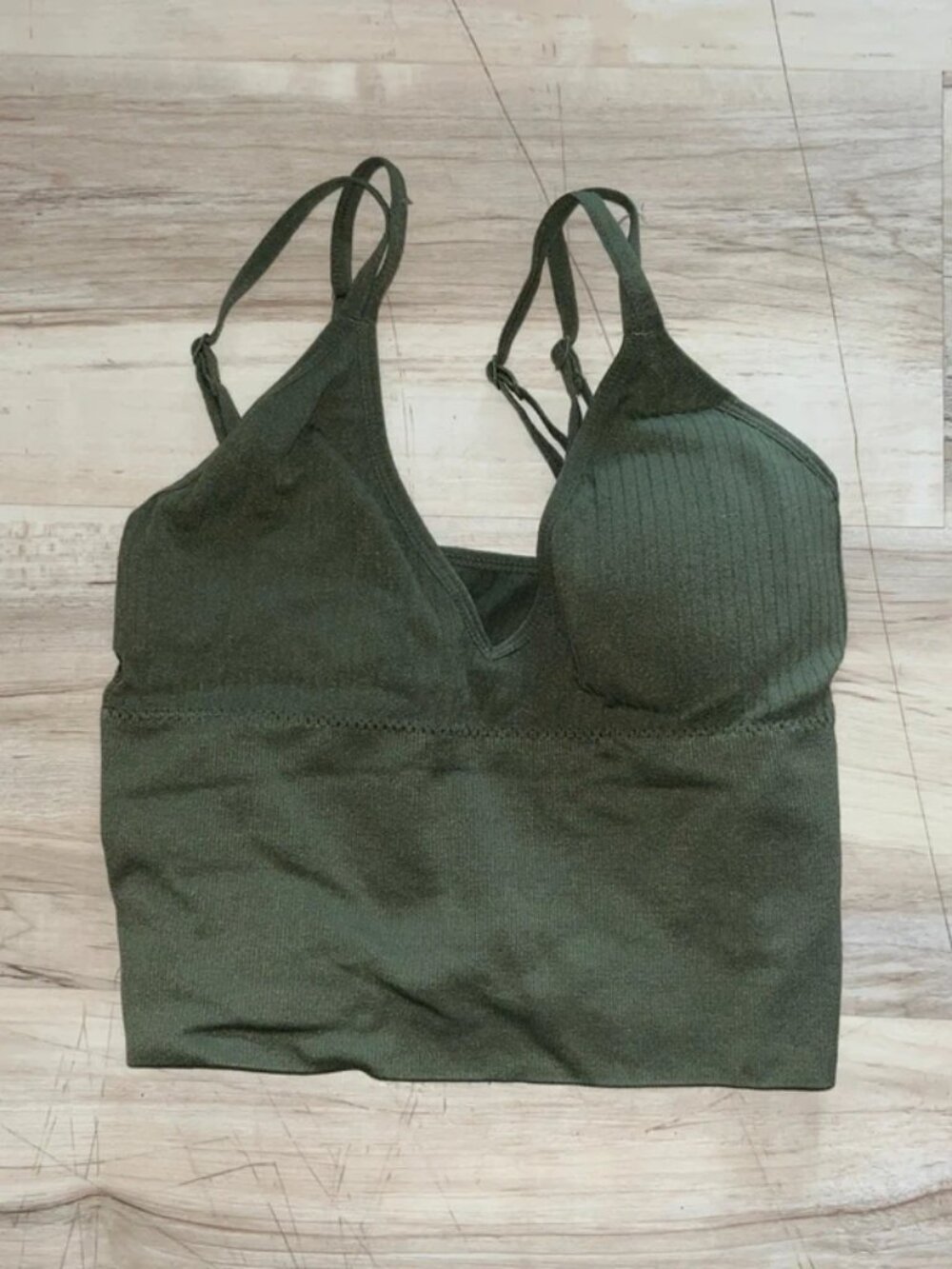 Olive green bralette C&California